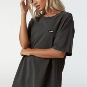 JOAH BROWN - OVERSIZED CREW TEE - Washed Black